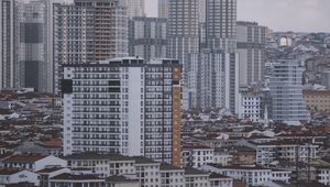 Preview wallpaper houses, buildings, architecture, city, windows