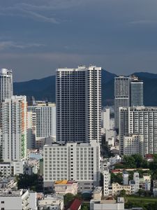 Preview wallpaper houses, buildings, city, skyscrapers