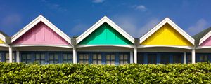 Preview wallpaper houses, buildings, colorful