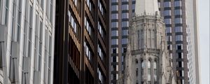 Preview wallpaper houses, buildings, facades, tower, architecture