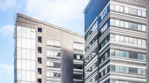 Preview wallpaper houses, buildings, windows, facade