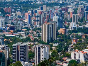 Preview wallpaper houses, trees, buildings, city, view