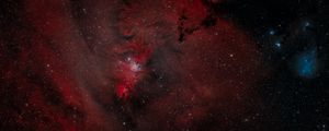 Preview wallpaper hubble variable nebula, nebula, stars, space