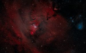 Preview wallpaper hubble variable nebula, nebula, stars, space