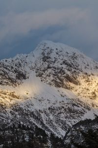 Preview wallpaper huesca, spain, mountains, peaks, snow