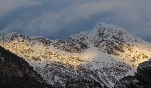 Preview wallpaper huesca, spain, mountains, peaks, snow