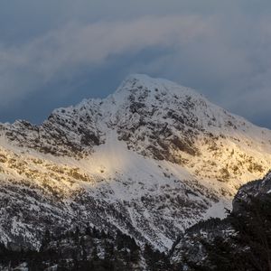 Preview wallpaper huesca, spain, mountains, peaks, snow