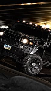 Preview wallpaper hummer, h2, black, off road, suv