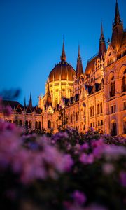 Preview wallpaper hungarian parliament, building, architecture, sky, hungary