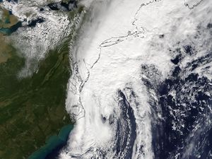 Preview wallpaper hurricane matthew, cyclone, aerial view