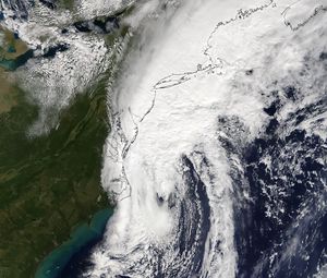 Preview wallpaper hurricane matthew, cyclone, aerial view