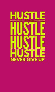 Preview wallpaper hustle, motivation, words, text