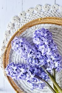 Preview wallpaper hyacinth, flowers, bouquet, purple