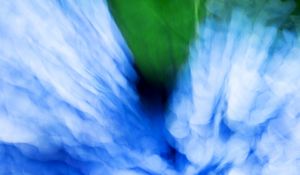 Preview wallpaper hydrangea, flowers, blur, abstraction, blue