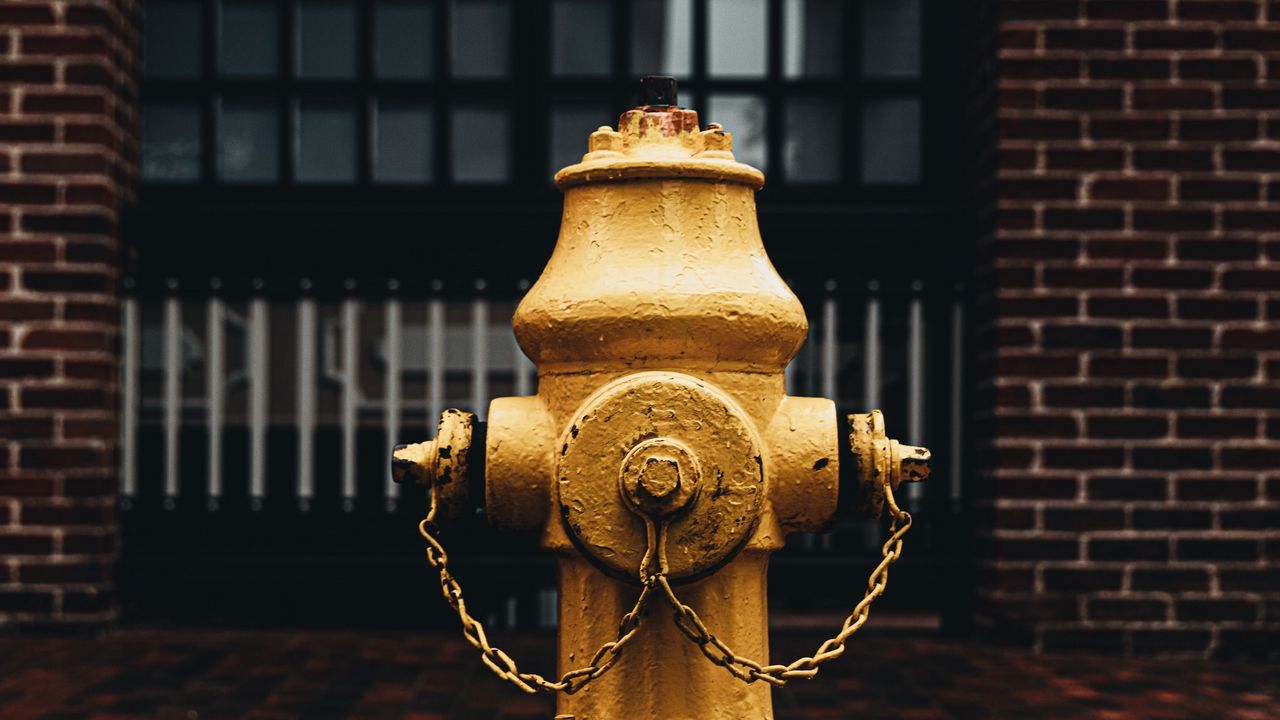 Wallpaper hydrant, metal, metallic, street