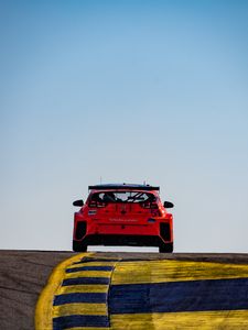 Preview wallpaper hyundai, car, red, tuning, track