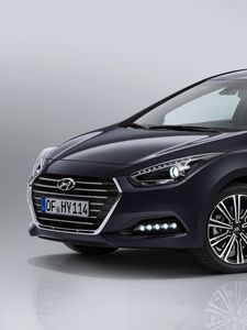 Preview wallpaper hyundai i40, sedan, side view