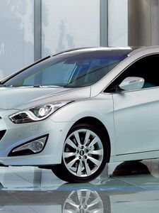 Preview wallpaper hyundai, white, black, auto