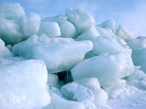 Preview wallpaper ice, blocks, north pole, cold