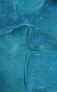 Preview wallpaper ice, blue, macro, texture