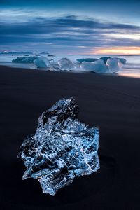 Preview wallpaper ice, coast, floe, horizon, sea