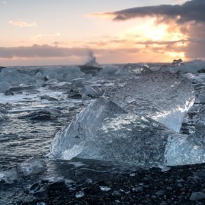 Preview wallpaper ice, coast, sea, nature