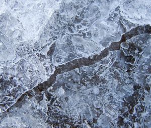 Preview wallpaper ice, cracks, background, line, texture