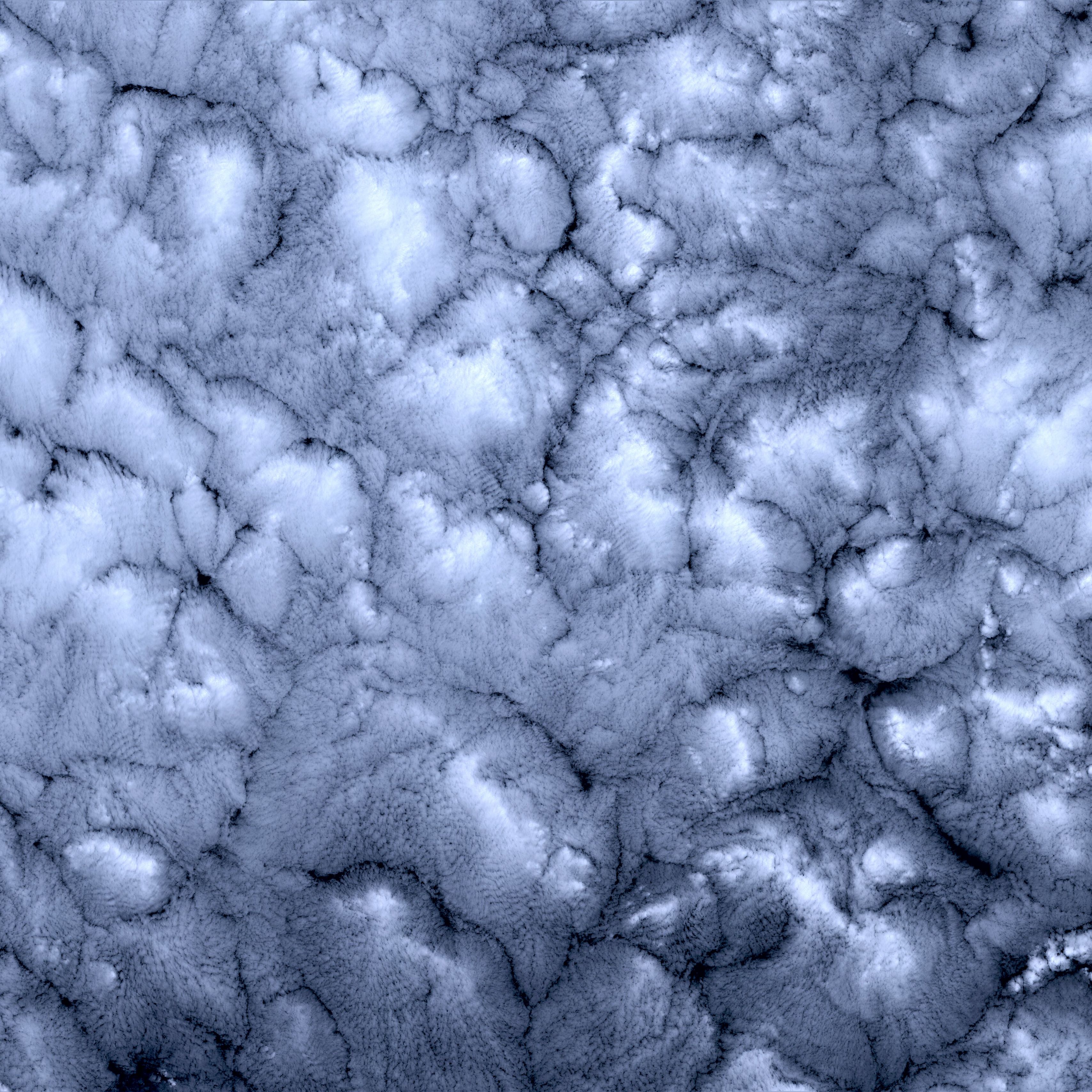3415x3415 Wallpaper clouds, atmosphere, aerial view, texture