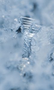 Preview wallpaper ice, crystals, blur, macro