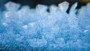 Preview wallpaper ice, crystals, macro, structure, cold