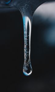 Preview wallpaper ice, drop, macro, frost