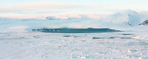 Preview wallpaper ice, frozen, glacier, north, landscape