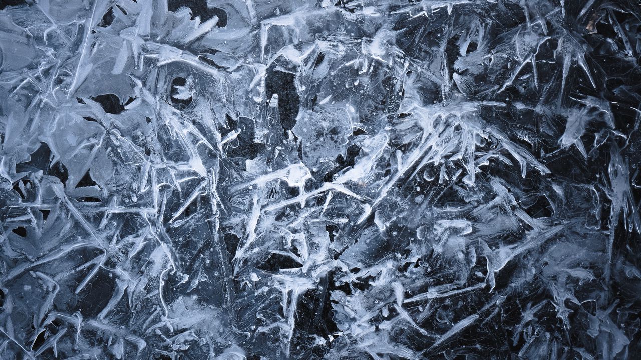 Wallpaper ice, frozen, texture, surface, frost