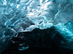 Preview wallpaper ice, glacier, arch, nature