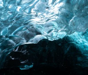 Preview wallpaper ice, glacier, arch, nature