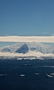 Preview wallpaper ice, glacier, snow, sea, antarctica