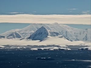 Preview wallpaper ice, glacier, snow, sea, antarctica