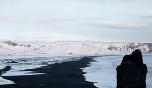 Preview wallpaper ice, hills, snow, winter, nature, landscape