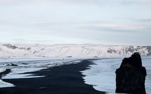 Preview wallpaper ice, hills, snow, winter, nature, landscape