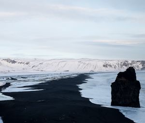 Preview wallpaper ice, hills, snow, winter, nature, landscape