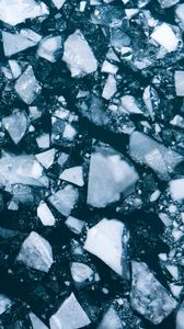 Preview wallpaper ice, ice floe, water