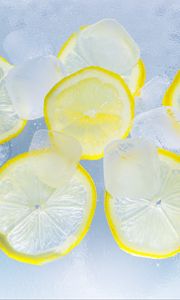 Preview wallpaper ice, lemons, citrus