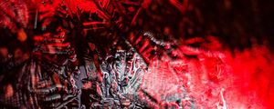 Preview wallpaper ice, light, red, macro