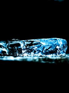 Preview wallpaper ice, macro, blue, black