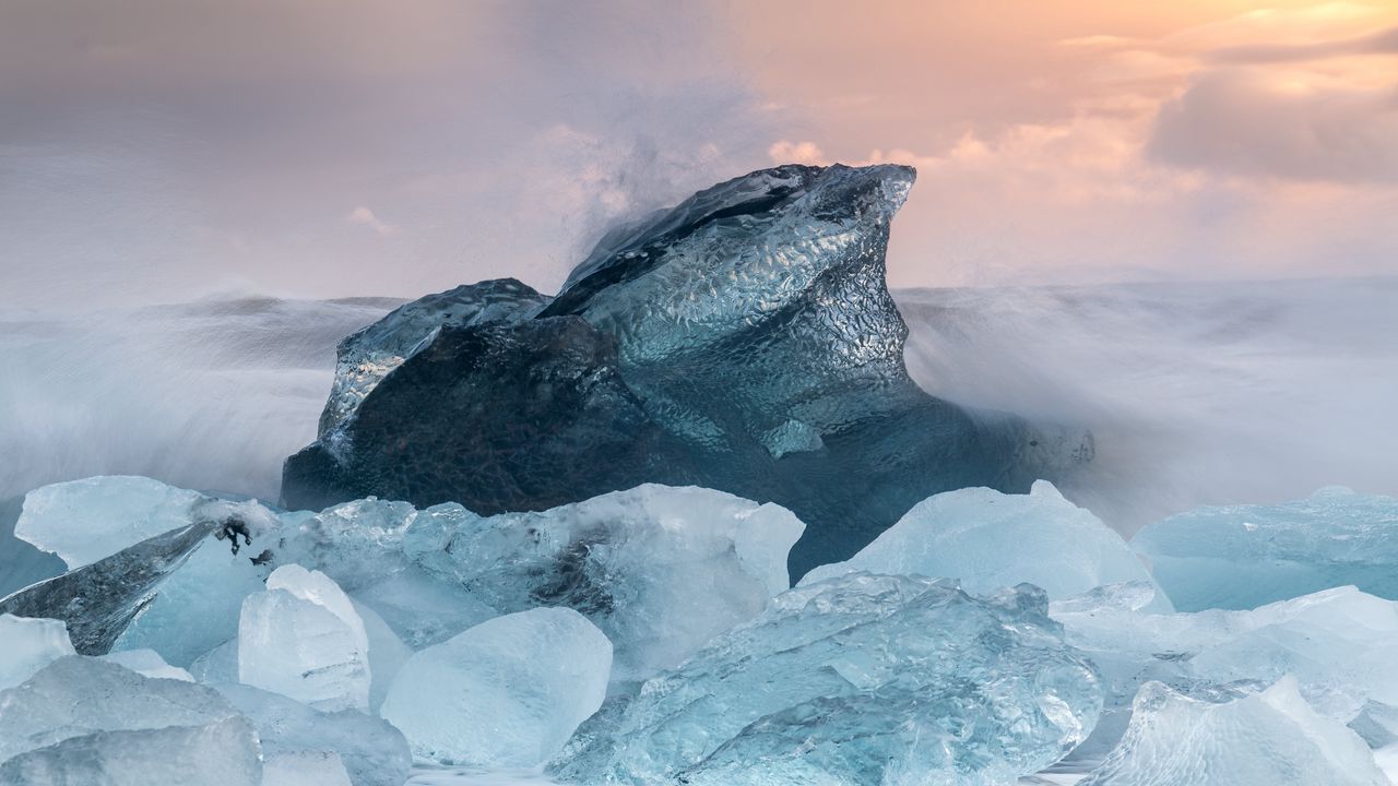 Wallpaper ice, sea, nature