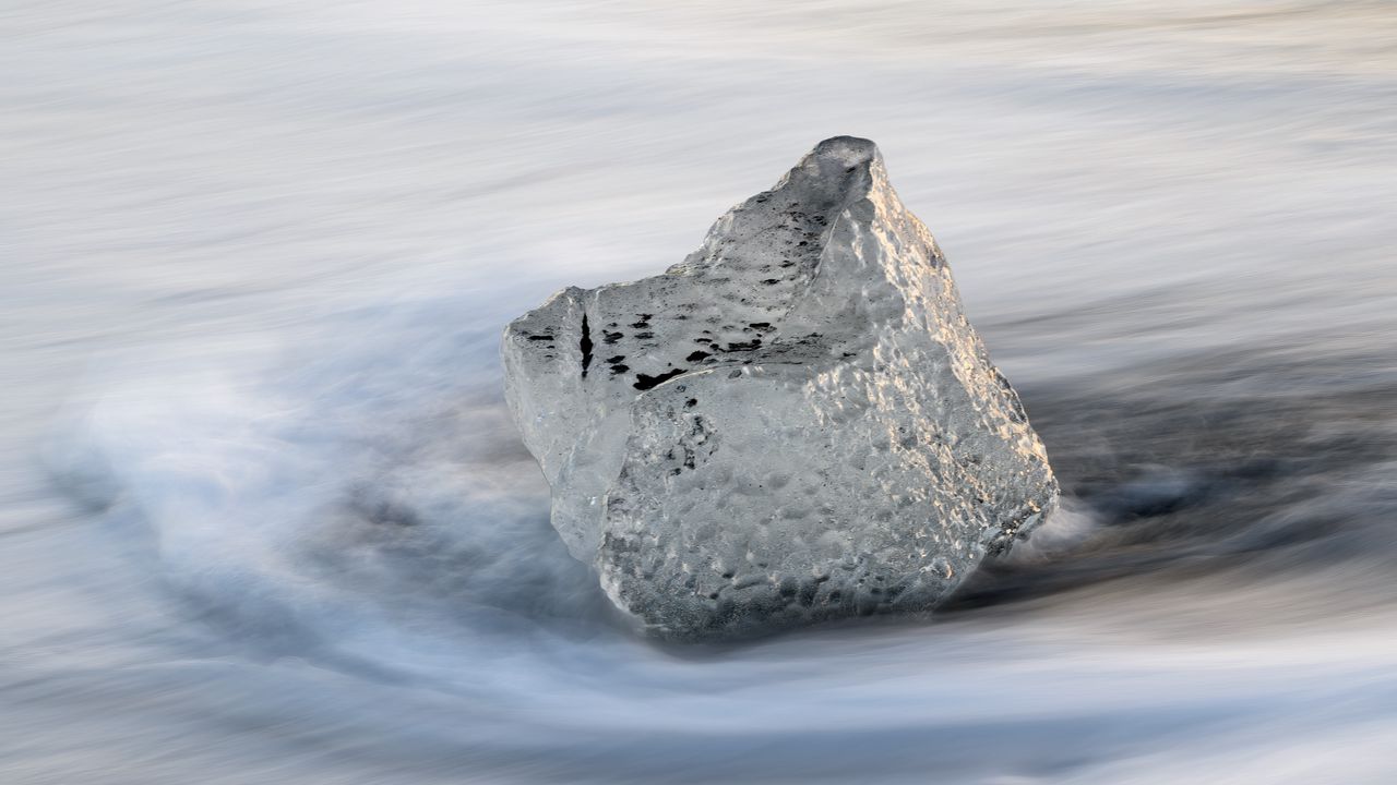 Wallpaper ice, shape, edges, macro