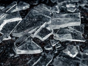 Preview wallpaper ice, shards, macro, transparent