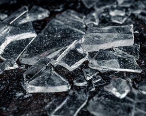 Preview wallpaper ice, shards, macro, transparent