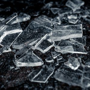 Preview wallpaper ice, shards, macro, transparent
