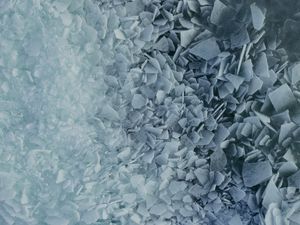 Preview wallpaper ice, shards, water, aerial view